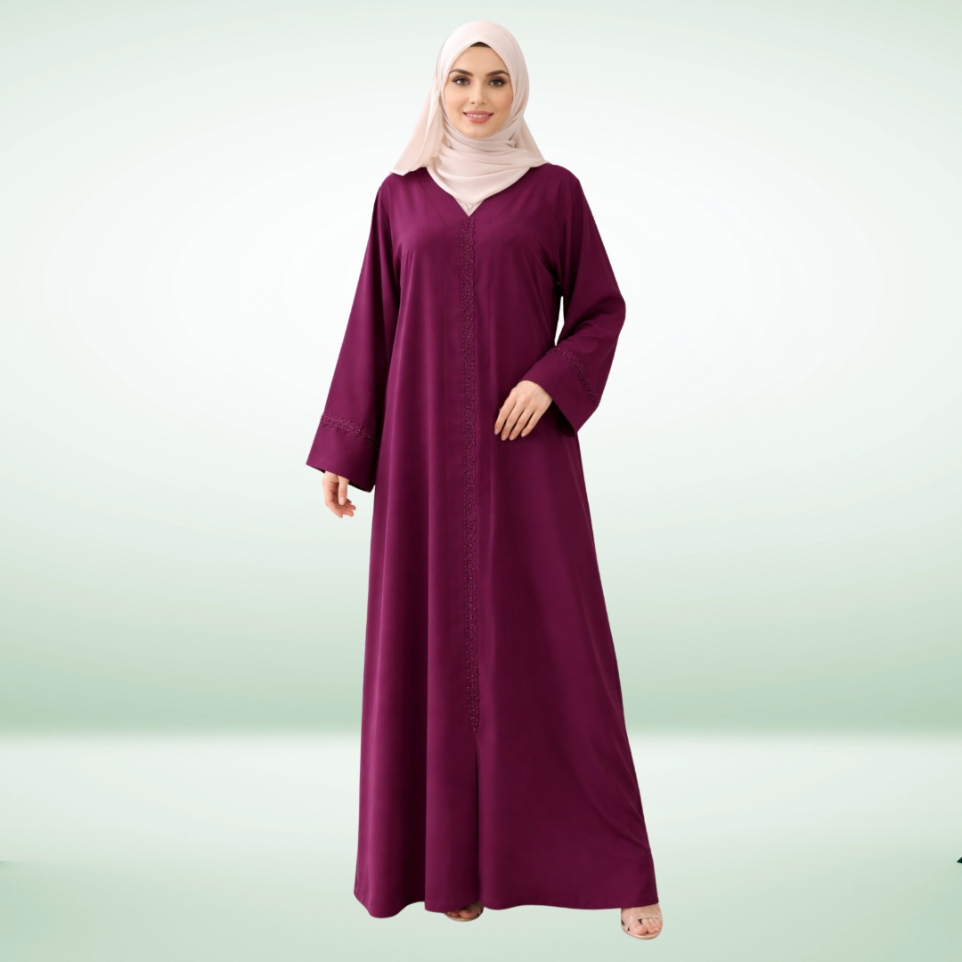 Abaya Avec Zwaq Lmaalam – Image 5