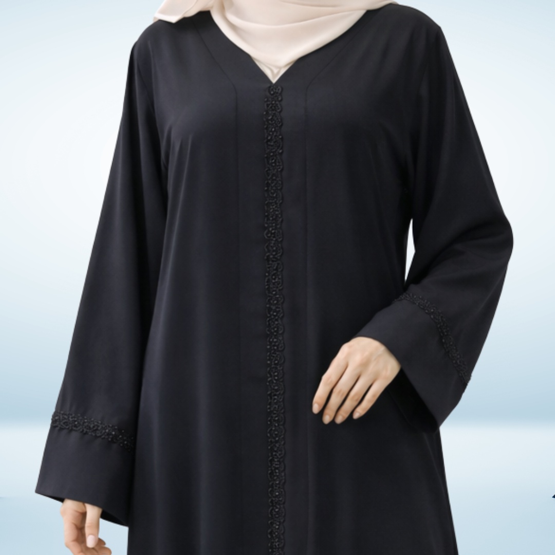 Abaya Avec Zwaq Lmaalam